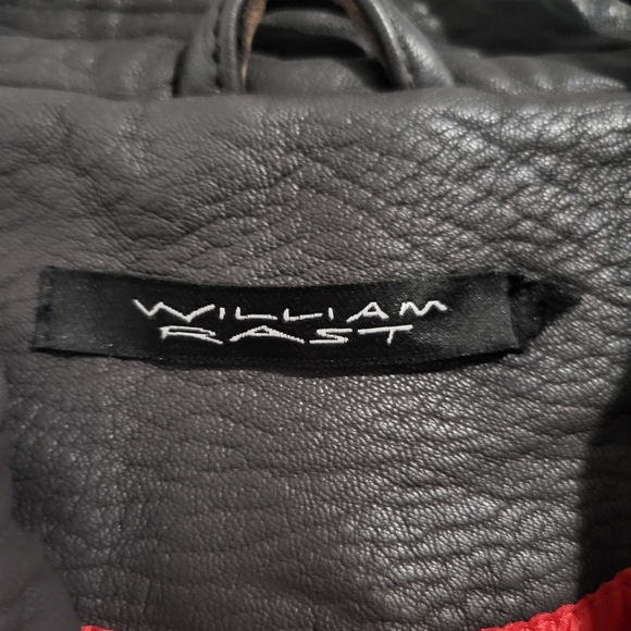 William Rast Genuine Leather Moto Jacket Grey size M - Picture 9 of 11